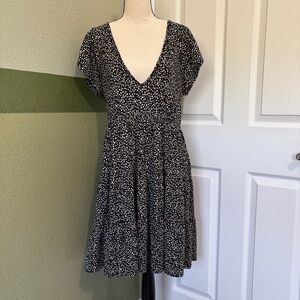 Urban Outfitters Julia Tiered Ruffle Mini Dress Sz M